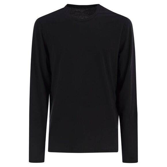 Majestic Men Long-Sleeved Crew-Neck T-Shirt